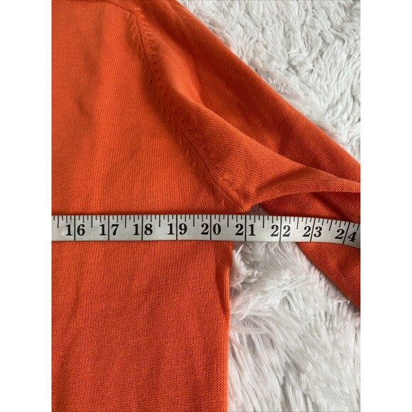 Outlander Mock Neck Sweater Women’s Size S Orage Wool Blend Oversized Casual - Picture 10 of 12